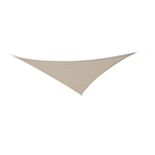 Voile d'ombrage austral triangulaire coloris sable, 3,60 m de côté